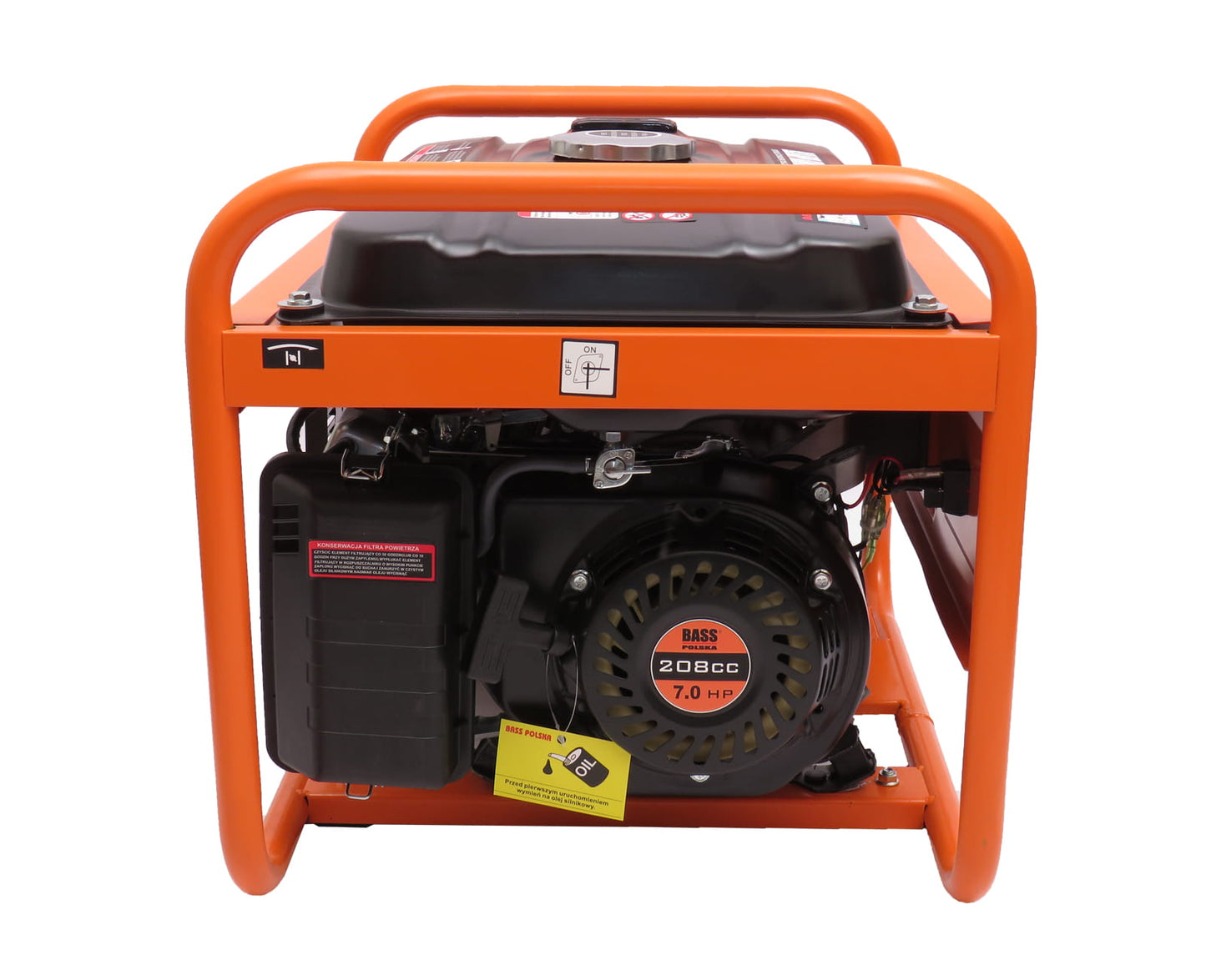 3,5 W 230 V/400 V egyfázisú benzin generátor