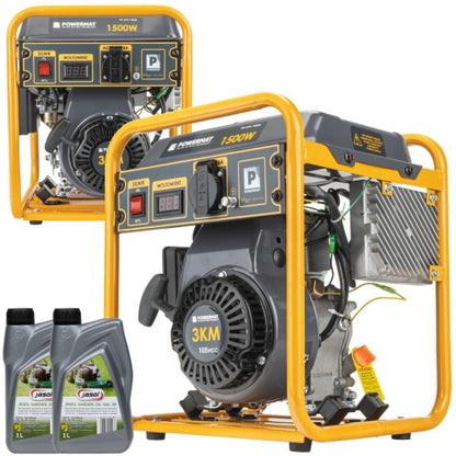 Inverter generátor 1,5 Kw benzin POWERMAT 3 LE AVR