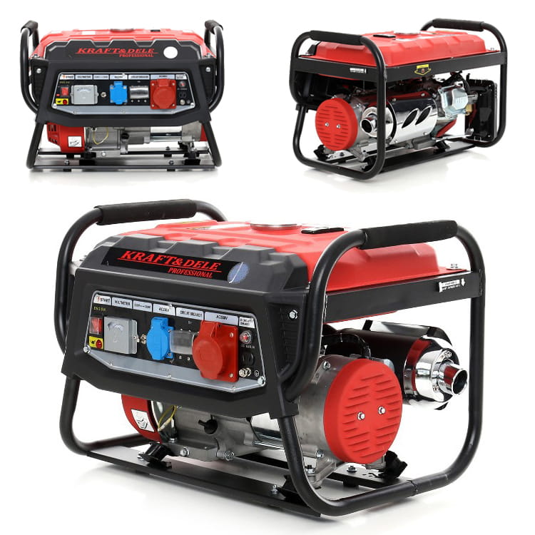 3 kW-os benzines generátor, 380 V/50 Hz