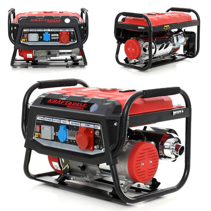 3 kW-os benzines generátor, 380 V/50 Hz