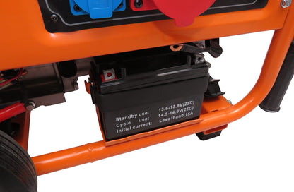 Elektromos generátor 3,5 kW, áramfejlesztő 230/400 V, benzin