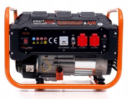 Egyfázisú generátor 3.5Kw 230V 12V benzin 7LE