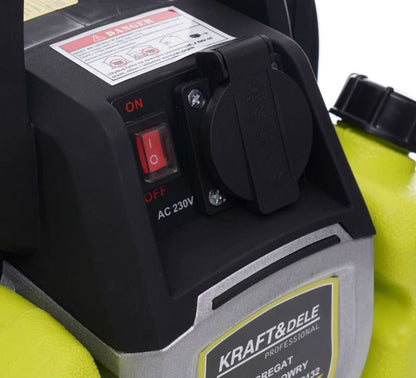 Generátor, generátor inverterrel, 1 kW, benzin, 230 V/50 Hz, 2 ütemű, 43 cc