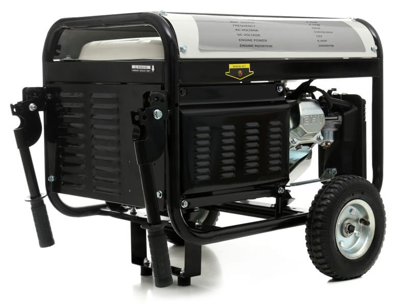 2,5 kW-os OHV benzin generátor, 380V/230V/12V