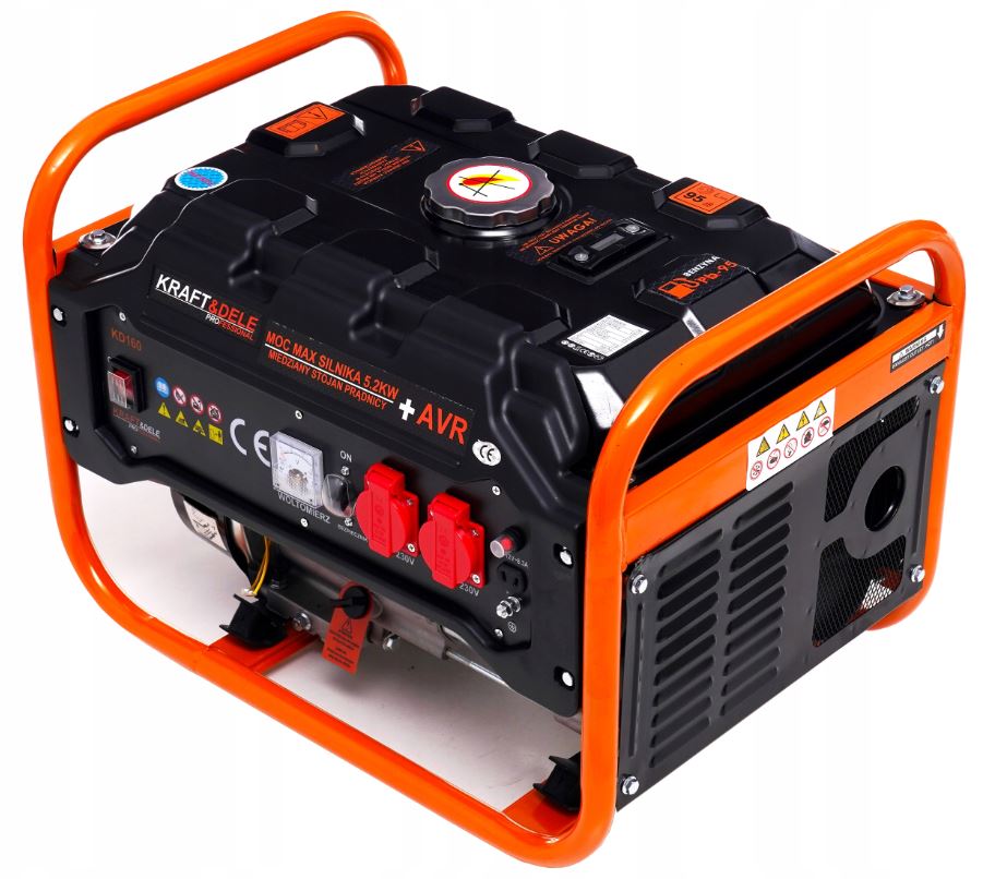 Egyfázisú generátor 3.5Kw 230V 12V benzin 7LE