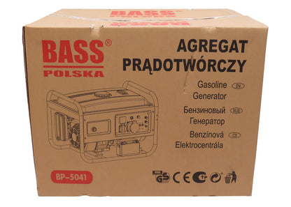 Elektromos generátor 3,5 kW, áramfejlesztő 230/400 V, benzin