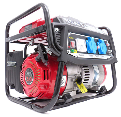 Generátor 1500w 3km egyfázisú benzin 230v