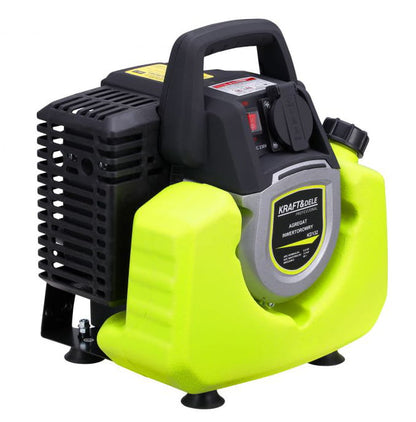 Generátor, generátor inverterrel, 1 kW, benzin, 230 V/50 Hz, 2 ütemű, 43 cc