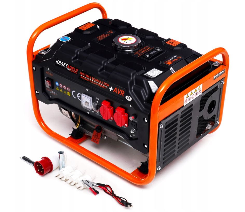 Egyfázisú generátor 3.5Kw 230V 12V benzin 7LE