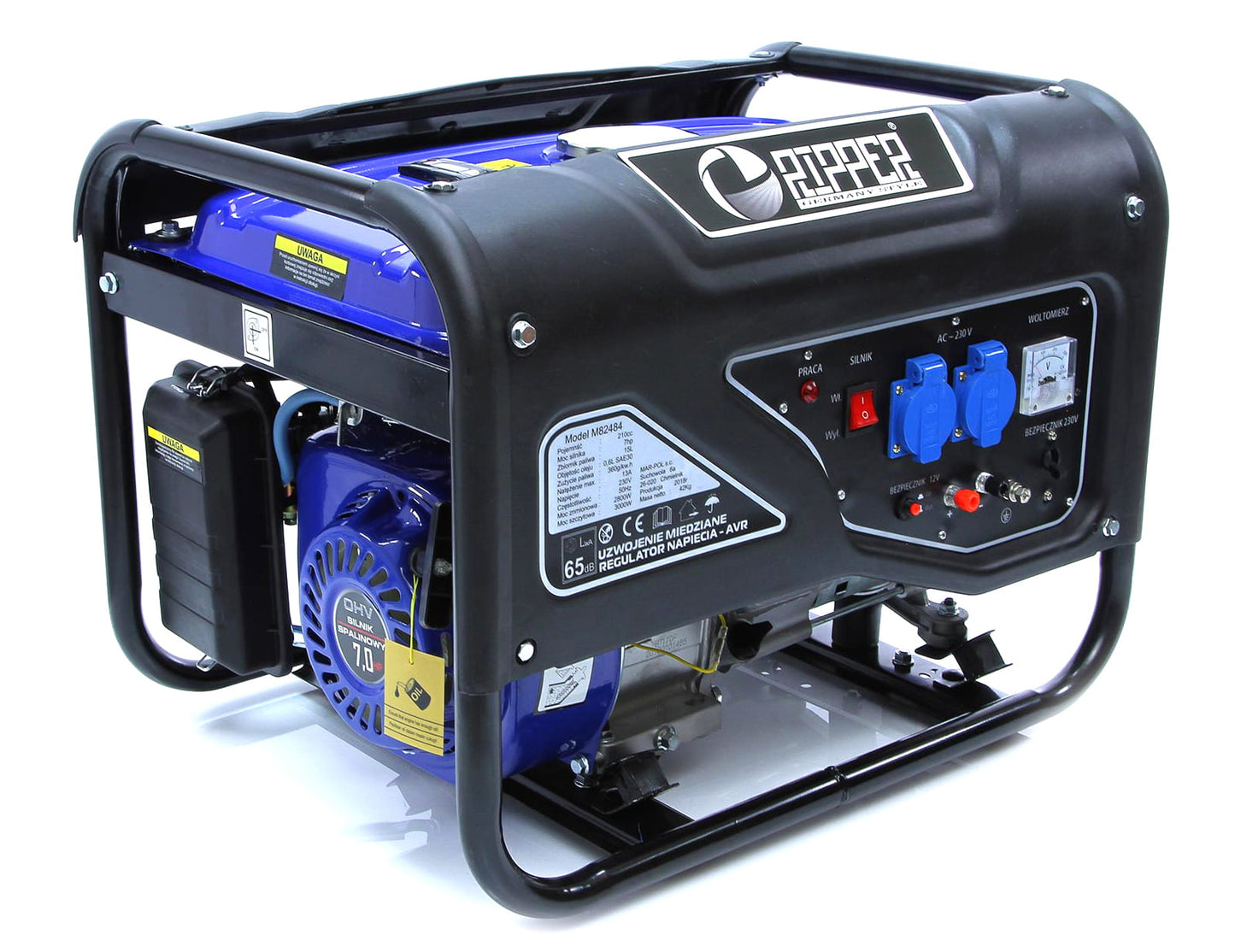 3kW 230V AVR benzin generátor