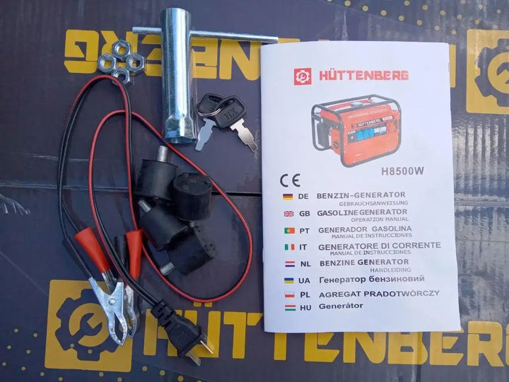 Hüttenberg generátor műszaki adatlap és tartozékok