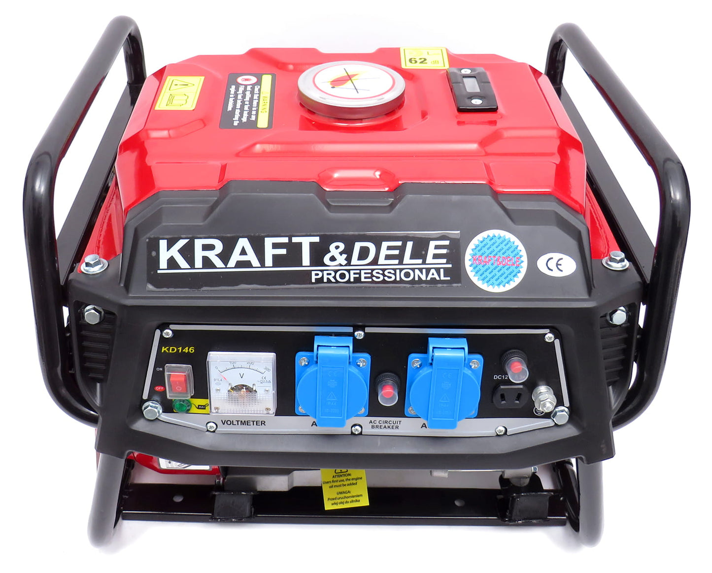 Generátor 1500w 3km egyfázisú benzin 230v