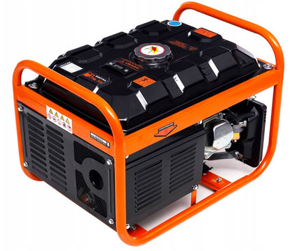 Egyfázisú generátor 3.5Kw 230V 12V benzin 7LE