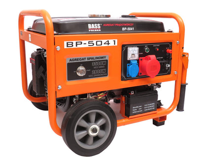 Elektromos generátor 3,5 kW, áramfejlesztő 230/400 V, benzin
