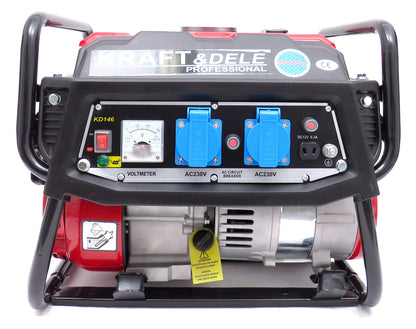 Generátor 1500w 3km egyfázisú benzin 230v