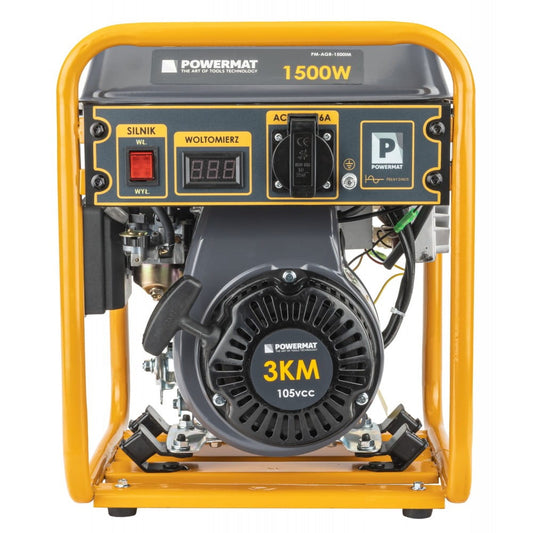 Inverter generátor 1,5 Kw benzin POWERMAT 3 LE AVR