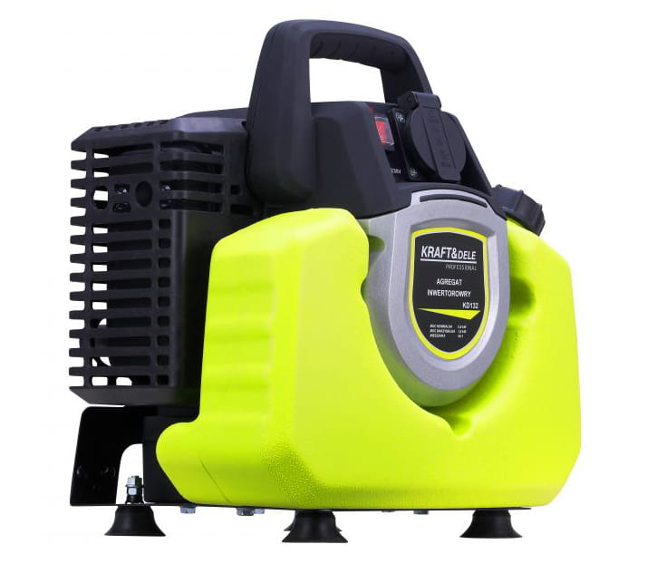 Generátor, generátor inverterrel, 1 kW, benzin, 230 V/50 Hz, 2 ütemű, 43 cc
