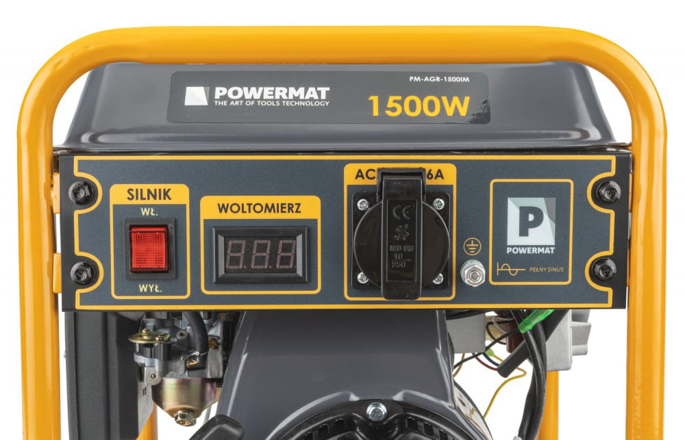 Inverter generátor 1,5 Kw benzin POWERMAT 3 LE AVR