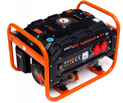 Egyfázisú generátor 3.5Kw 230V 12V benzin 7LE