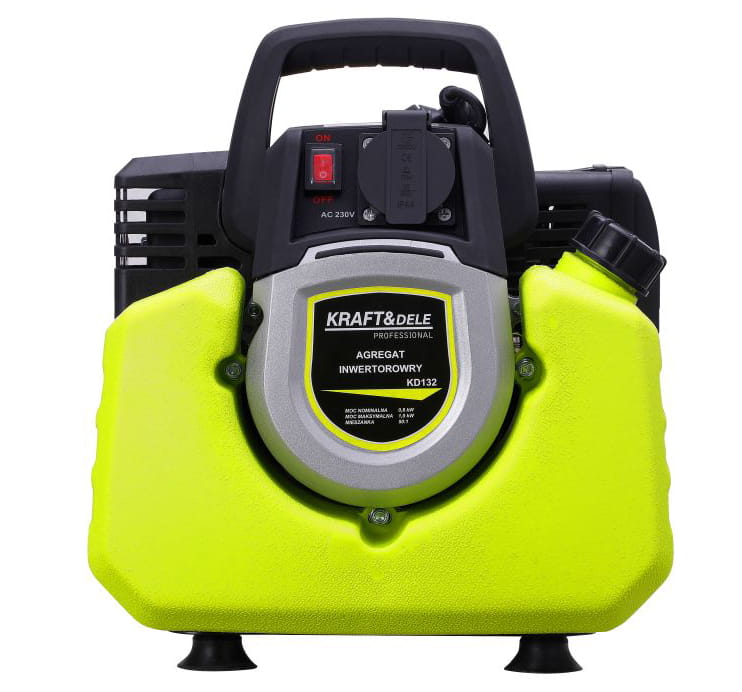 Generátor, generátor inverterrel, 1 kW, benzin, 230 V/50 Hz, 2 ütemű, 43 cc