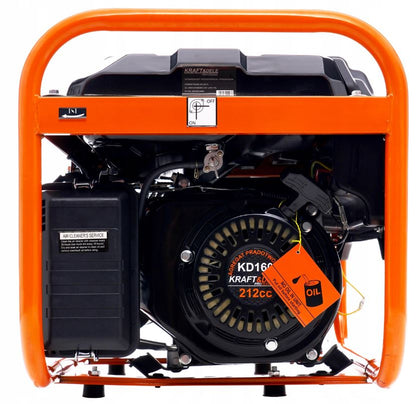Egyfázisú generátor 3.5Kw 230V 12V benzin 7LE