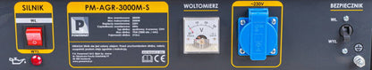 3kW 230V AVR benzin generátor