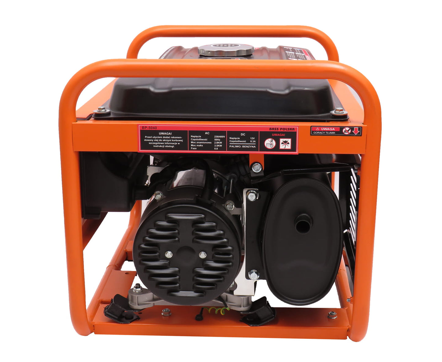 3,5 W 230 V/400 V egyfázisú benzin generátor