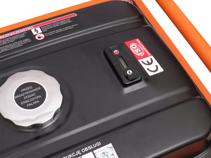 3,5 W 230 V/400 V egyfázisú benzin generátor