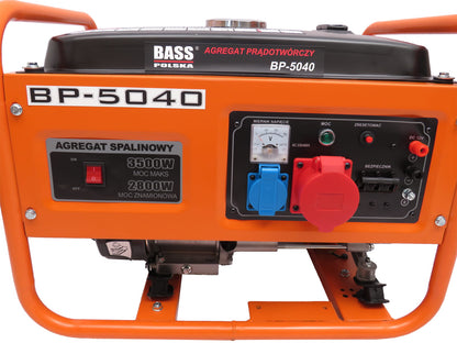 3,5 W 230 V/400 V egyfázisú benzin generátor