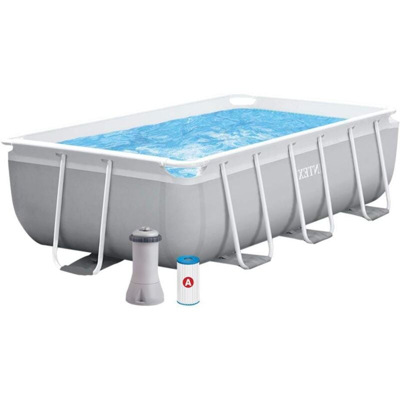 Intex Prism Frame négyszögletes föld feletti medence 300x175x80 cm