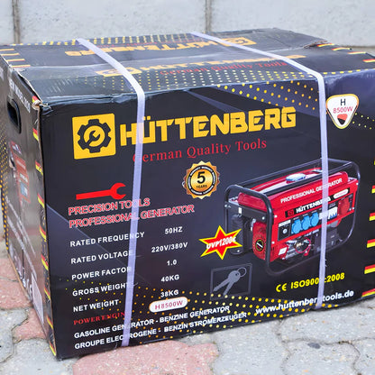 Áramgenerátor 8500 W Háromfázisú generátor AVR 8,5 Kw (220/380 V)